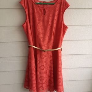 London Style Collection orange dress